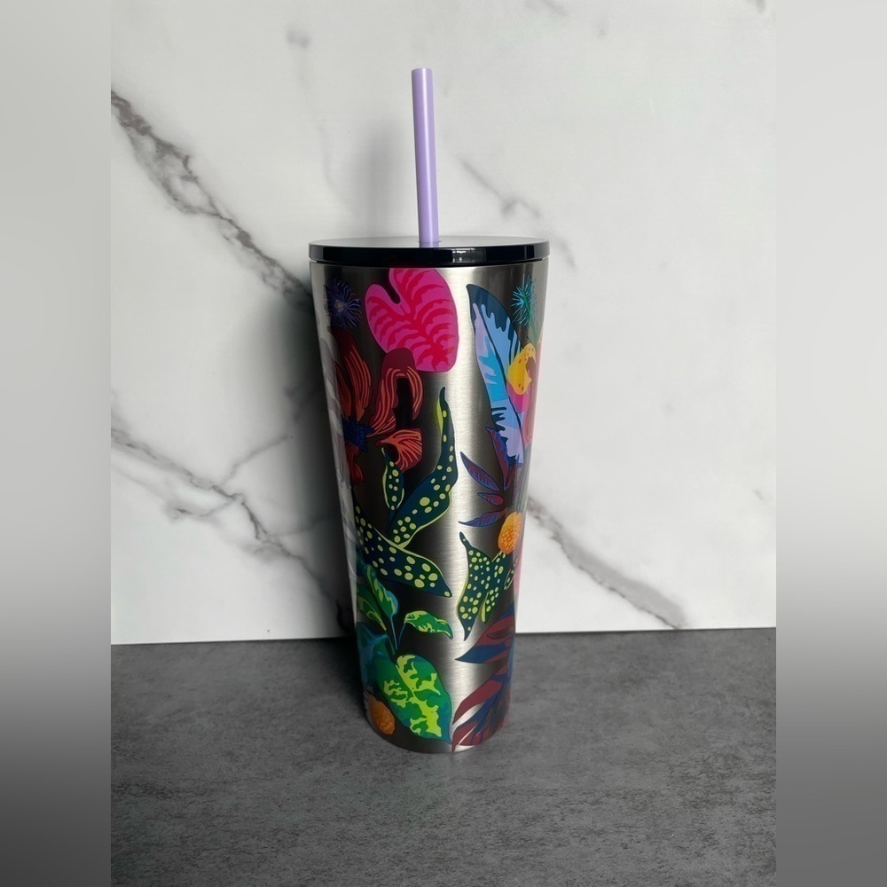 Starbucks Summer 2023 Immersive Floral Stainless Steel Venti Tumbler- NWT - Picture 5 of 5